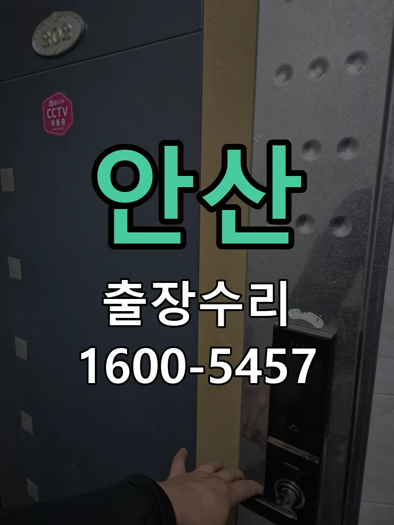 안산 잠금장치 동작 확인
