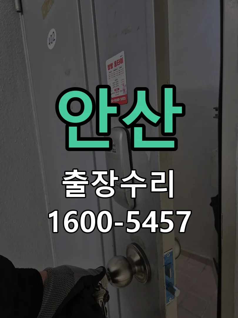 안산 잠금장치 동작 확인