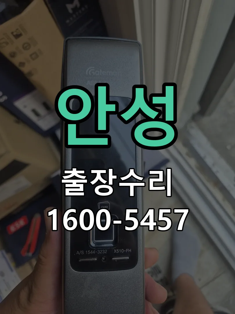 안성 잠금장치 동작 확인