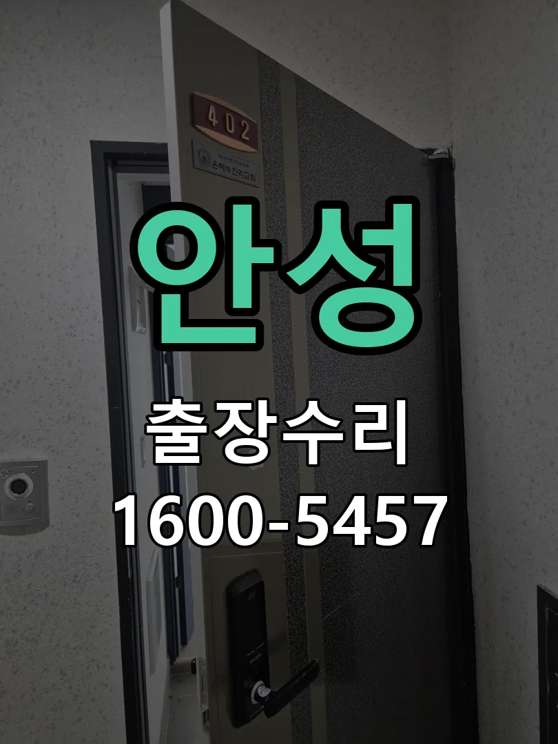 안성 도어락 열쇠 출장 수리