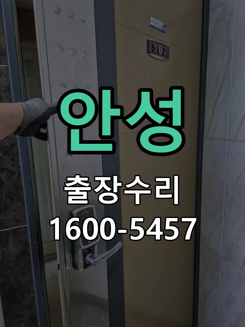 안성 도어락 열쇠 출장 수리