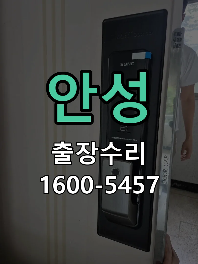 안성 현장 도착 후 상태 확인