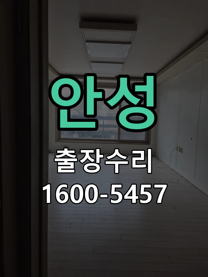 안성 본체 분리 및 내부 점검