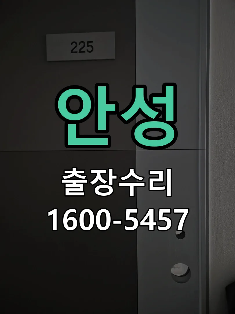 안성 도어락 열쇠 출장 수리
