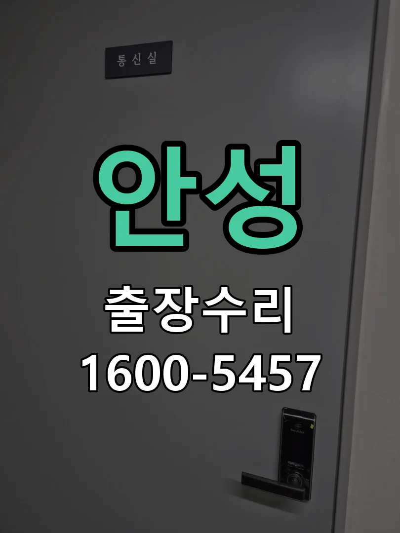 안성 배선·접점 정리