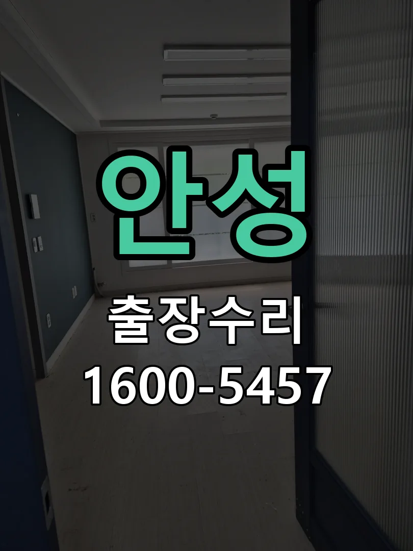 안성 도어락 열쇠 출장 수리