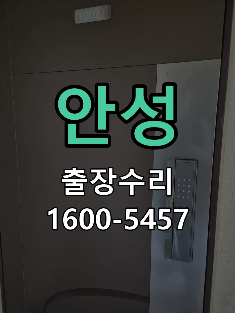 안성 도어락 열쇠 출장 수리