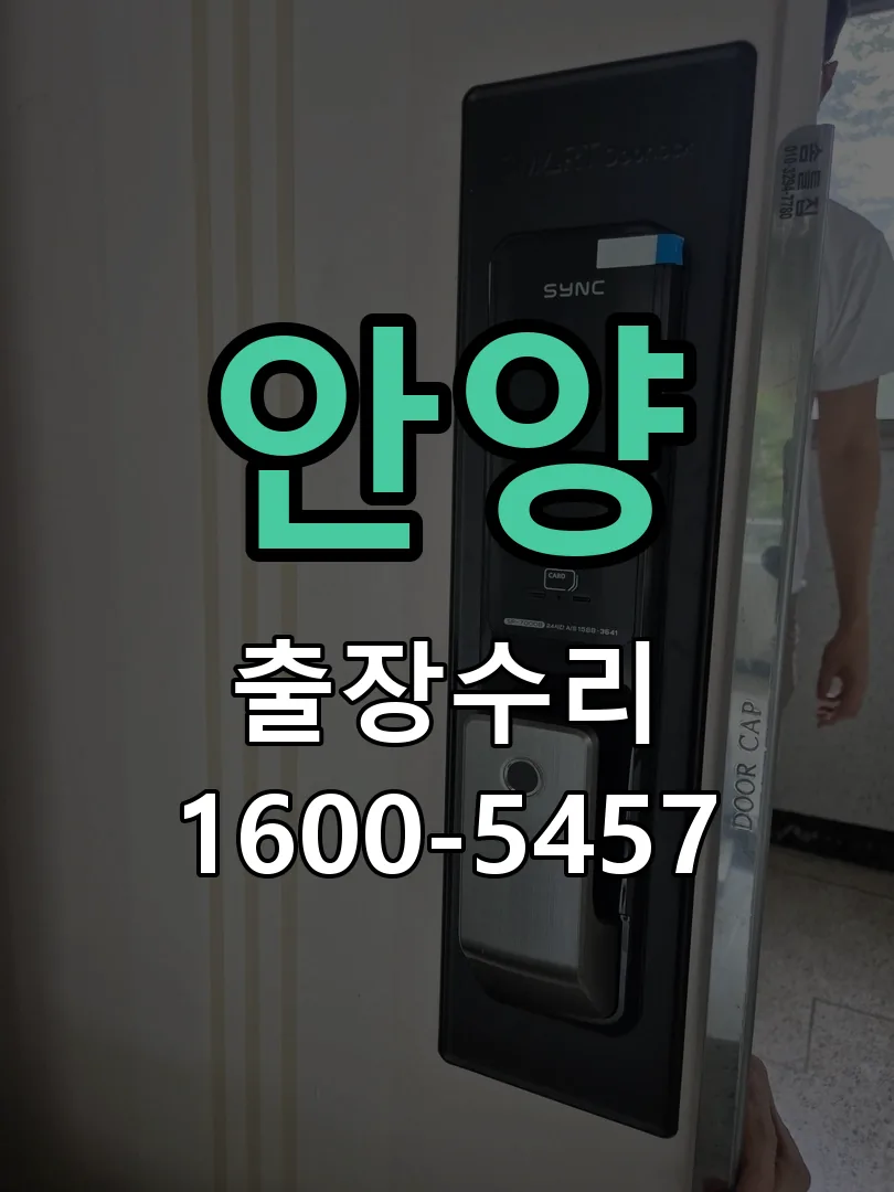 안양 도어락 열쇠 출장 수리
