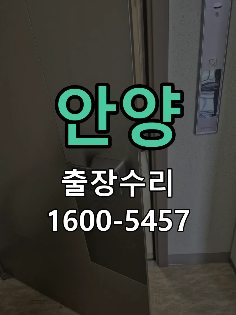 안양 배선·접점 정리