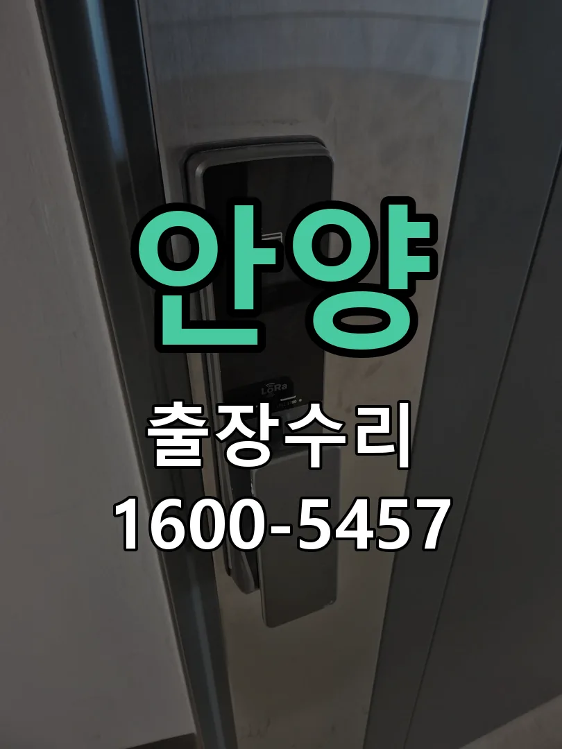안양 도어락 열쇠 출장 수리