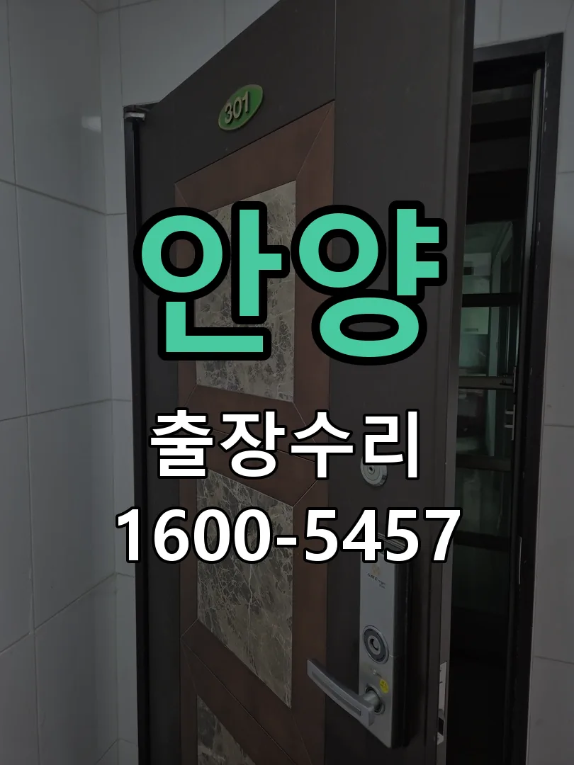 안양 잠금장치 동작 확인