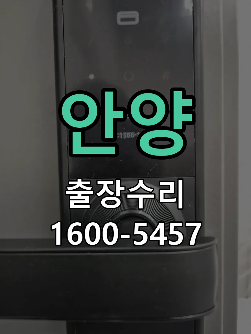 안양 도어락 열쇠 출장 수리