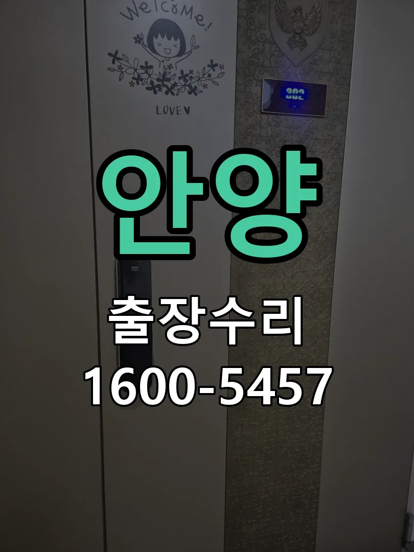 안양 도어락 열쇠 출장 수리