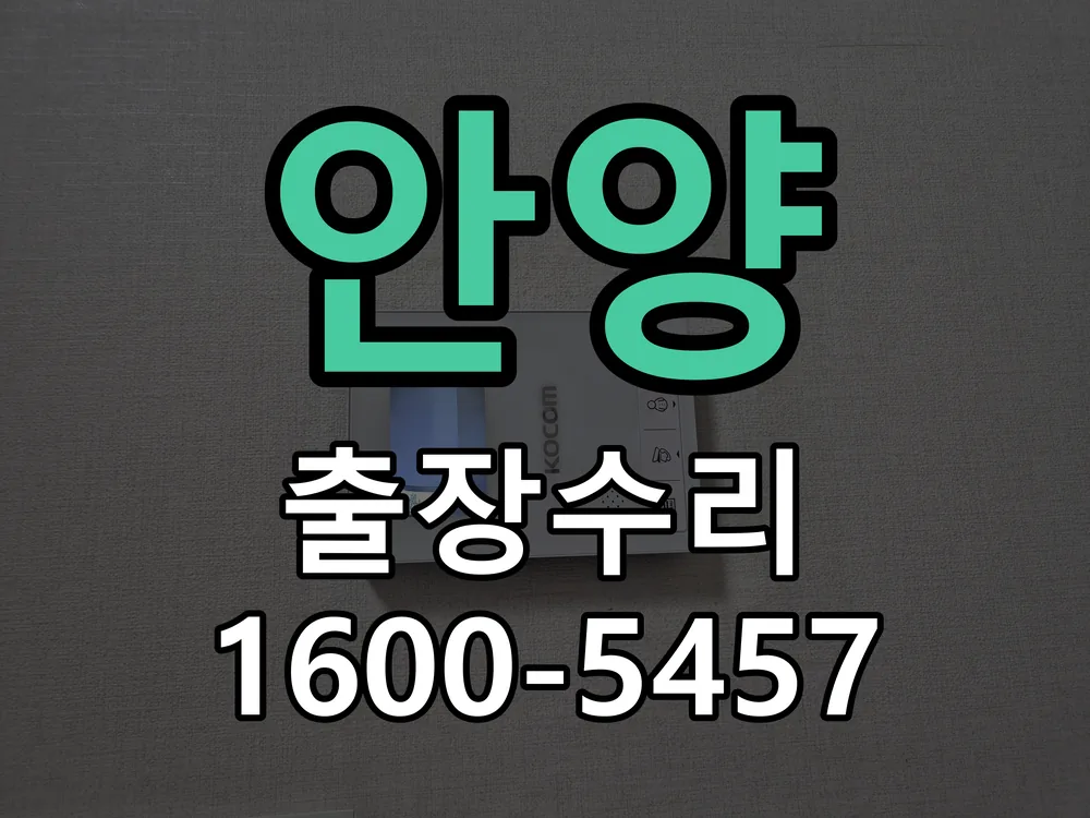 안양 본체 분리 및 내부 점검
