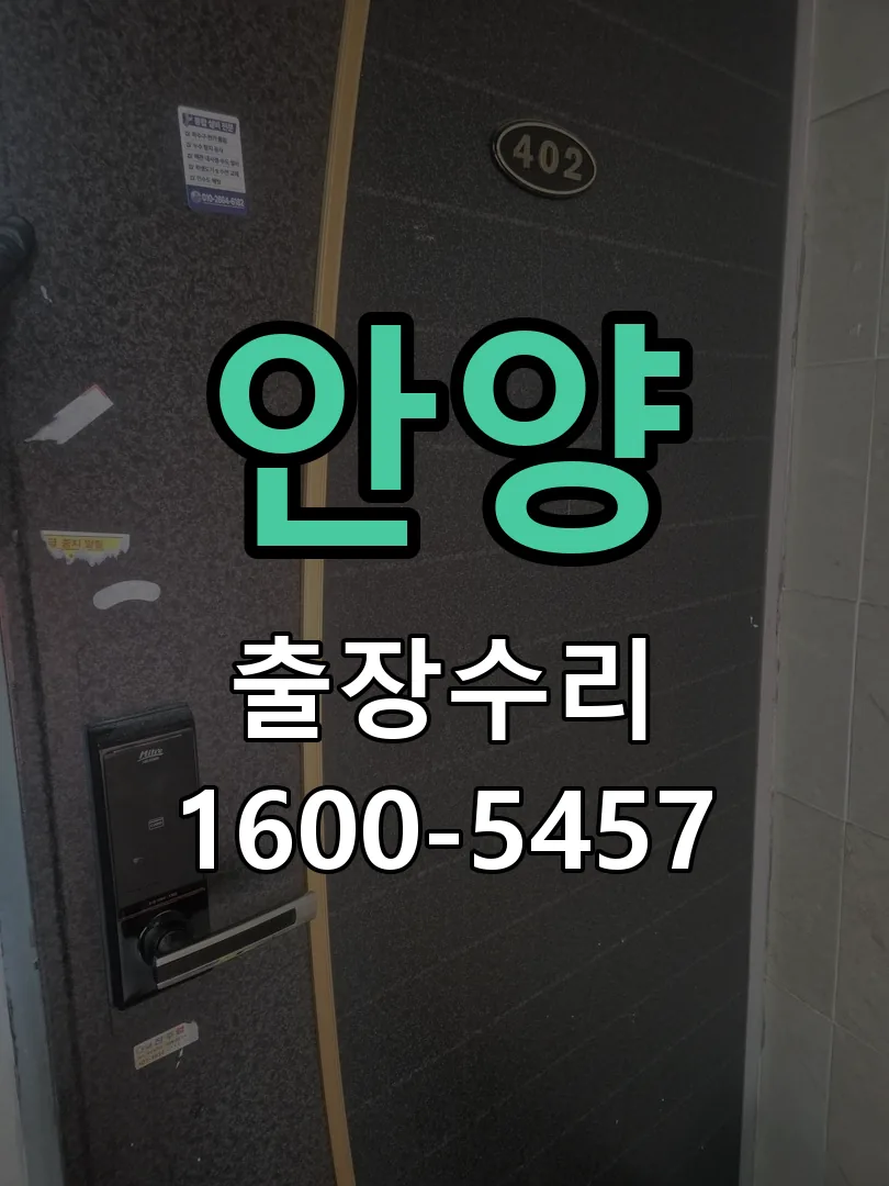 안양 잠금장치 동작 확인