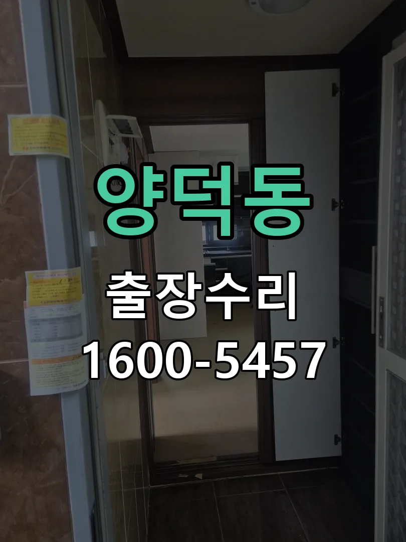 양덕동 현장 도착 후 상태 확인