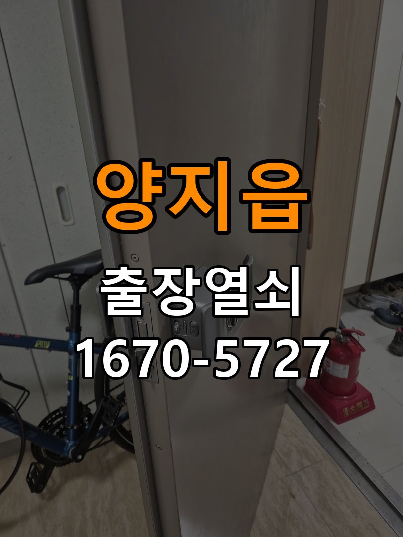 양지읍 열쇠 부러짐 키 실린더 교체 열쇠 구멍 안에서 키가 꺾여 부러진 채 박혀 문이 안 열림 현장 출장