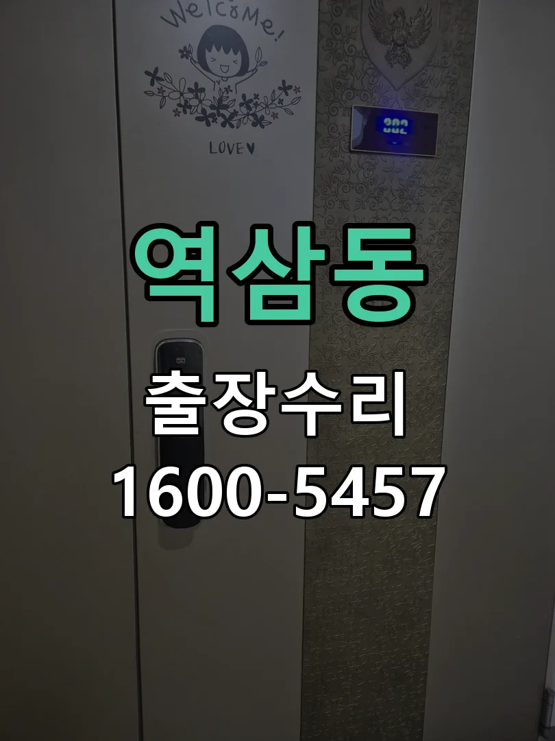 역삼동 잠금장치 동작 확인