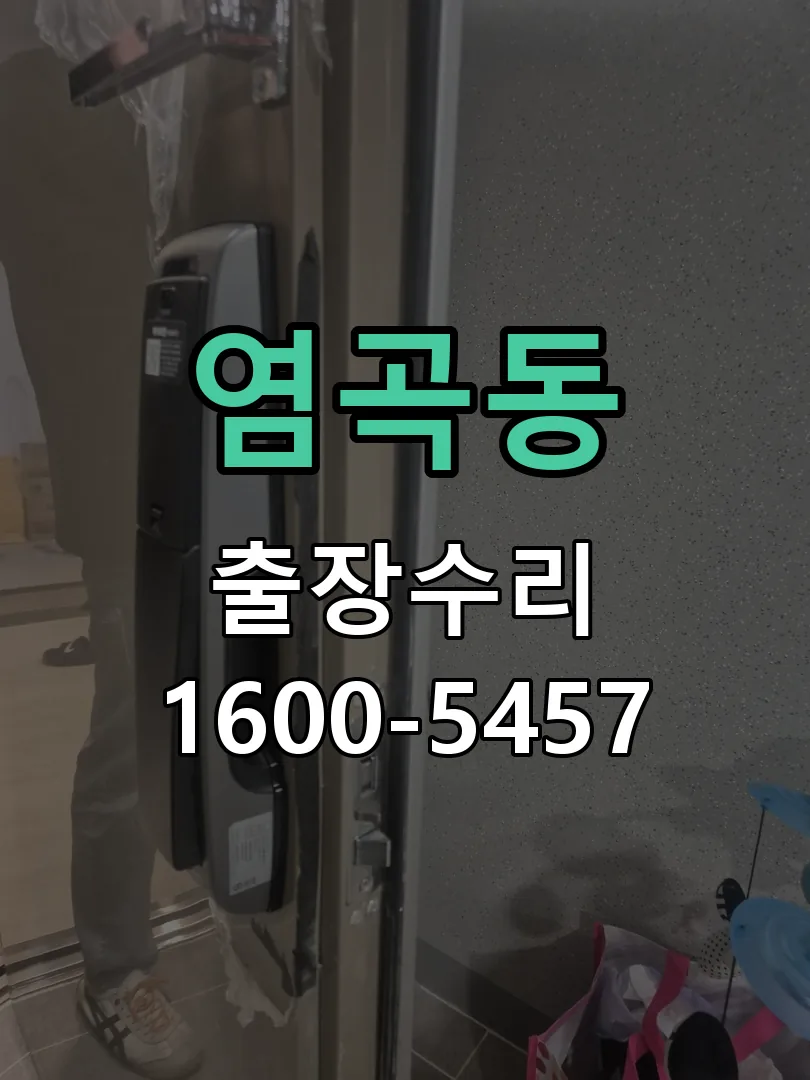 염곡동 현장 도착 후 상태 확인