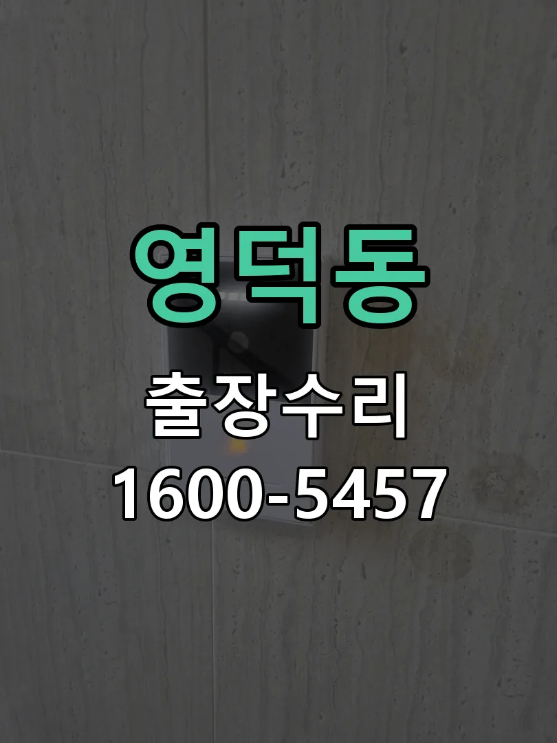 영덕동 도어락 열쇠 출장 수리