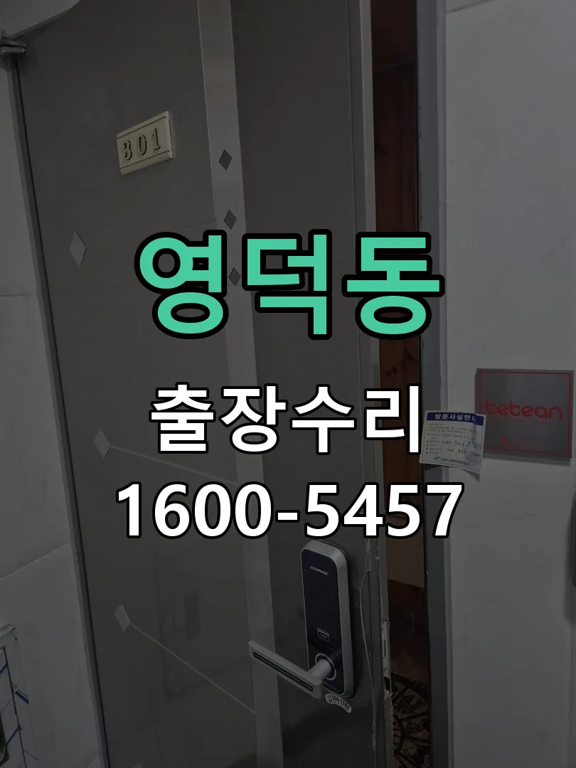 영덕동 도어락 열쇠 출장 수리