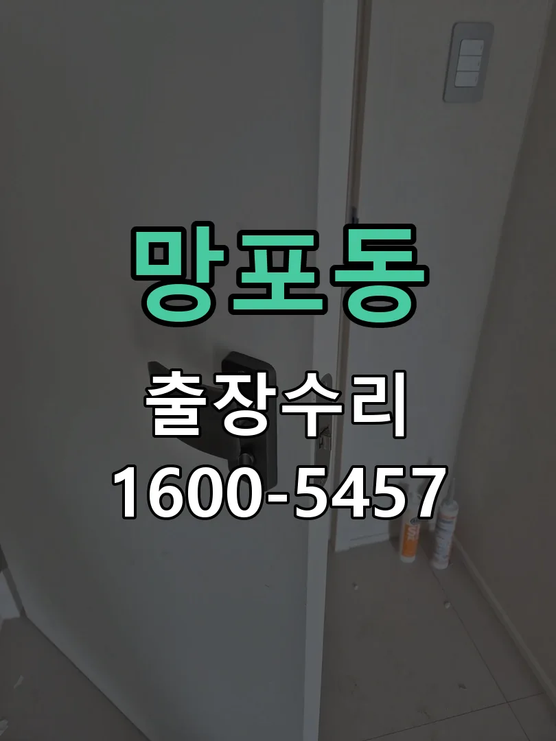 망포동 도어락 열쇠 출장 수리