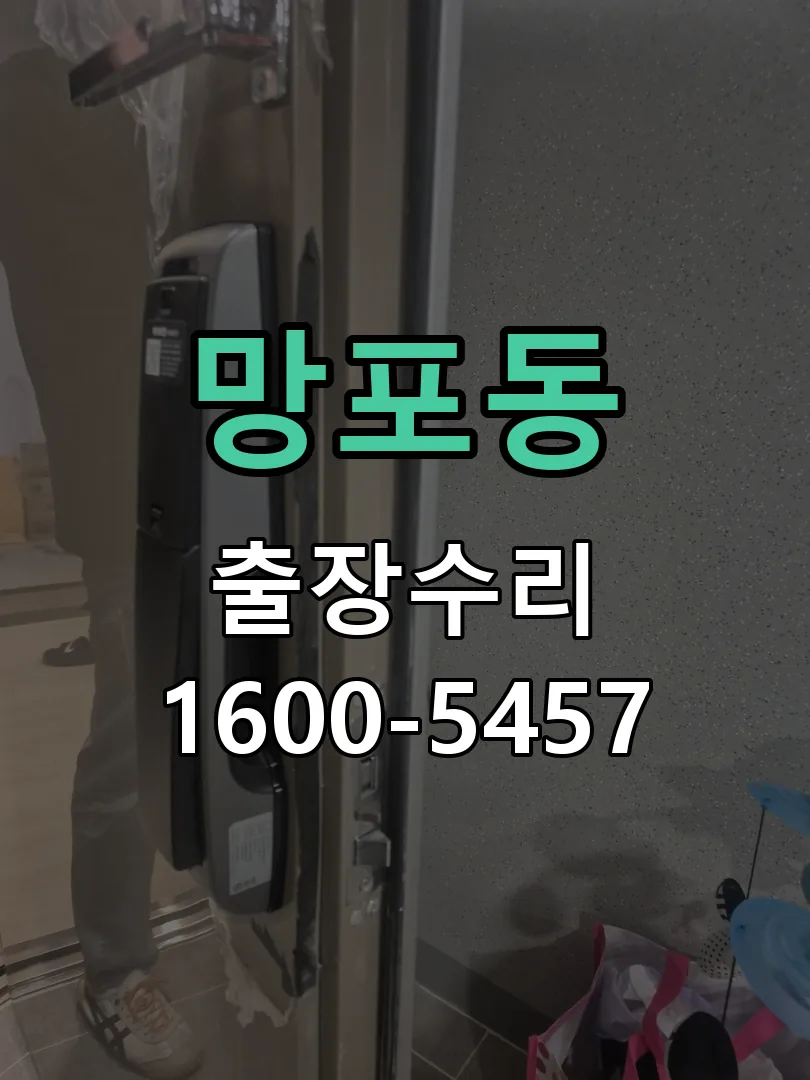망포동 잠금장치 동작 확인