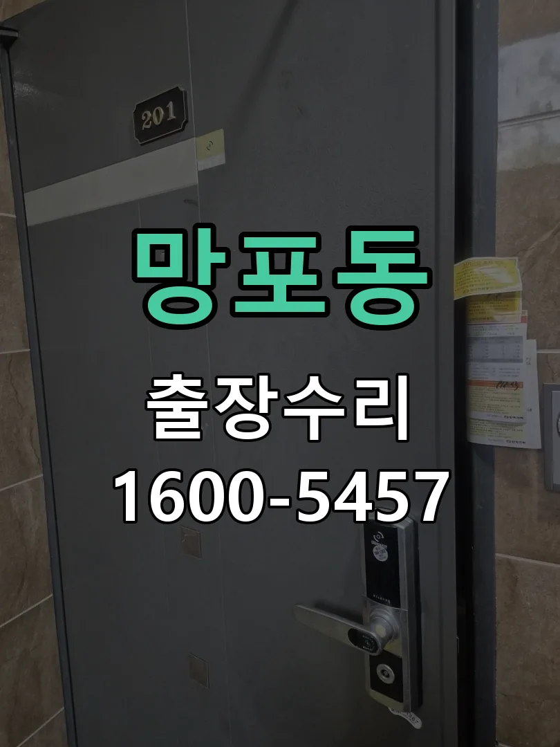 망포동 잠금장치 동작 확인