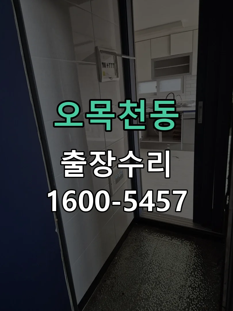 오목천동 현장 도착 후 상태 확인