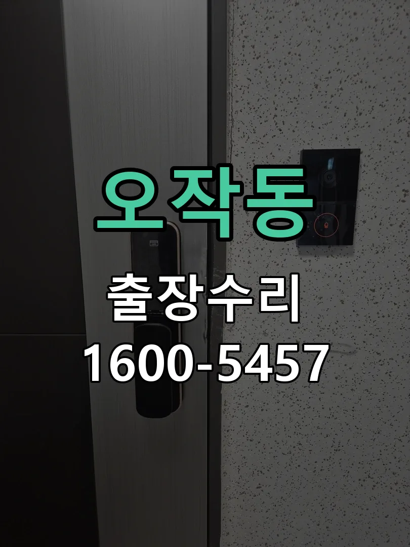 오작동 도어락 열쇠 출장 수리