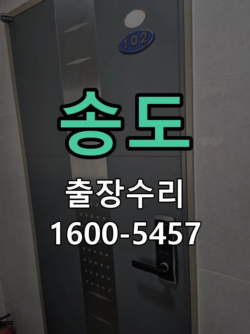 송도 잠금장치 동작 확인