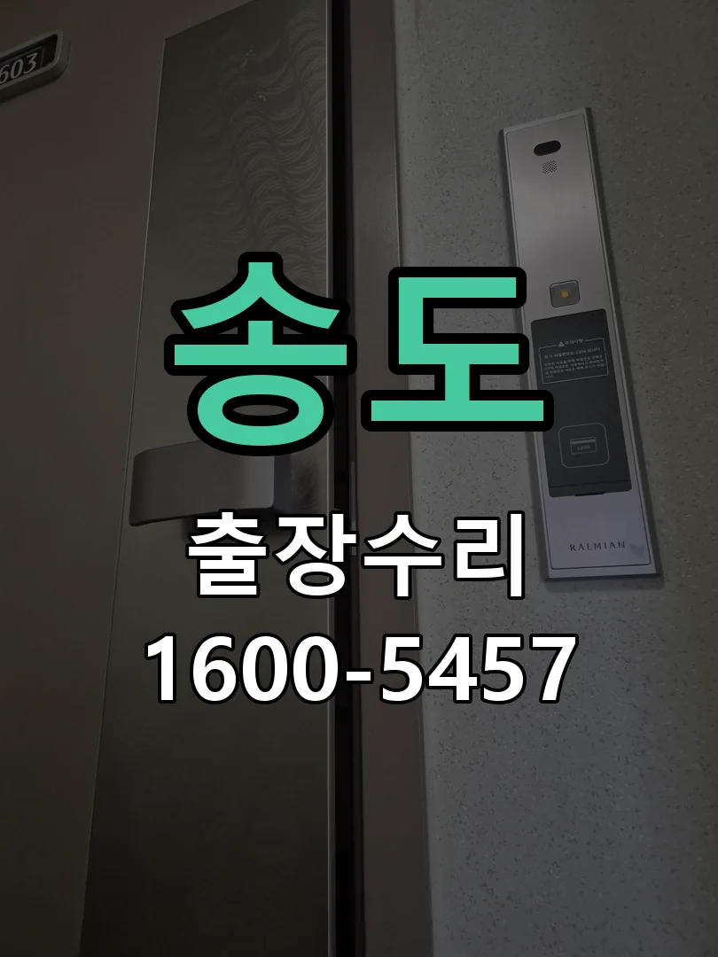 송도 교체 작업 진행