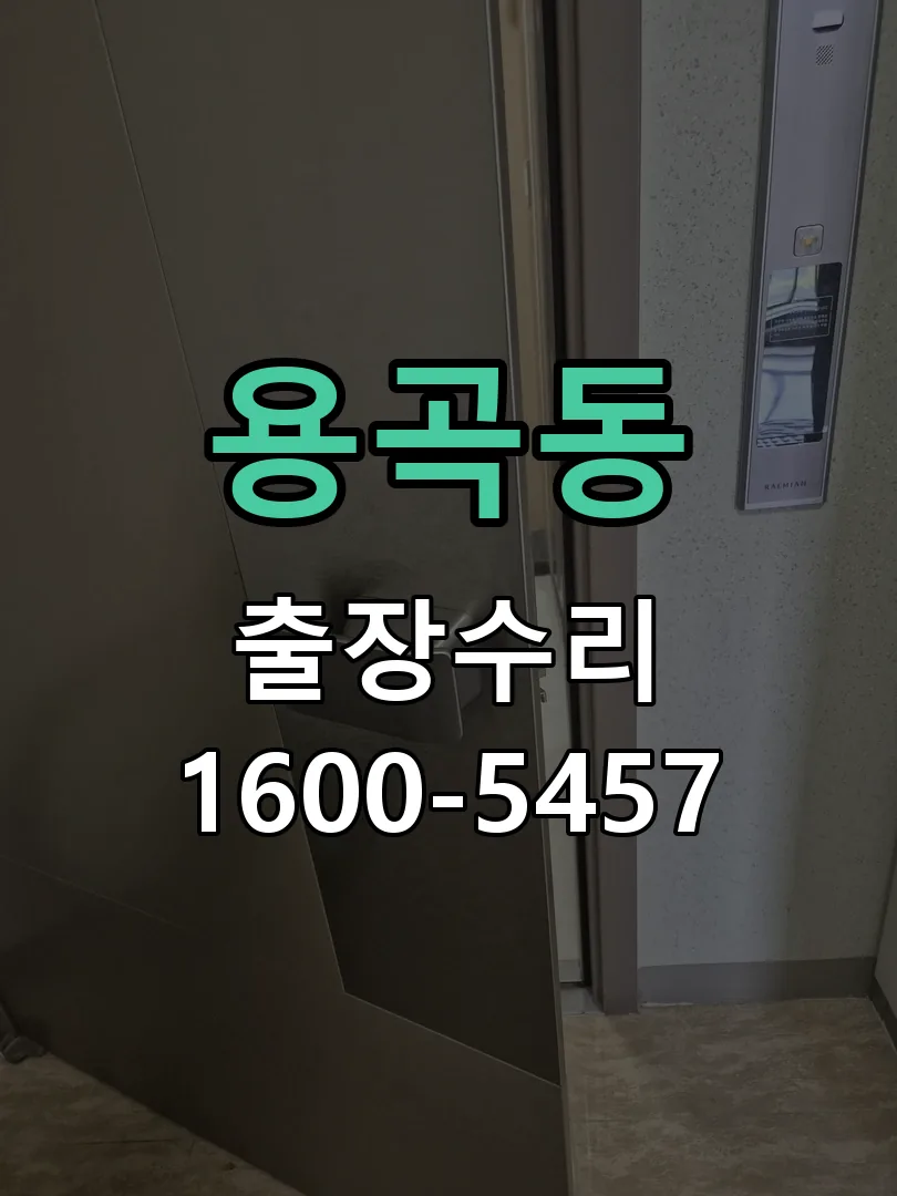 용곡동 도어락 열쇠 출장 수리