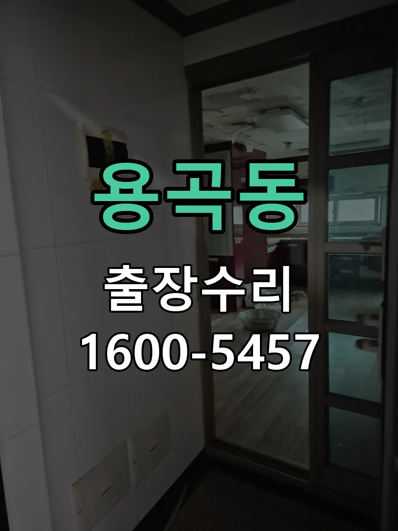 용곡동 현장 도착 후 상태 확인