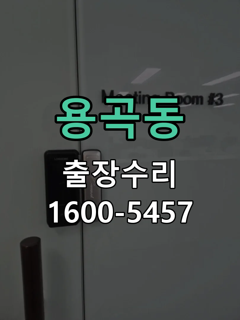 용곡동 잠금장치 동작 확인