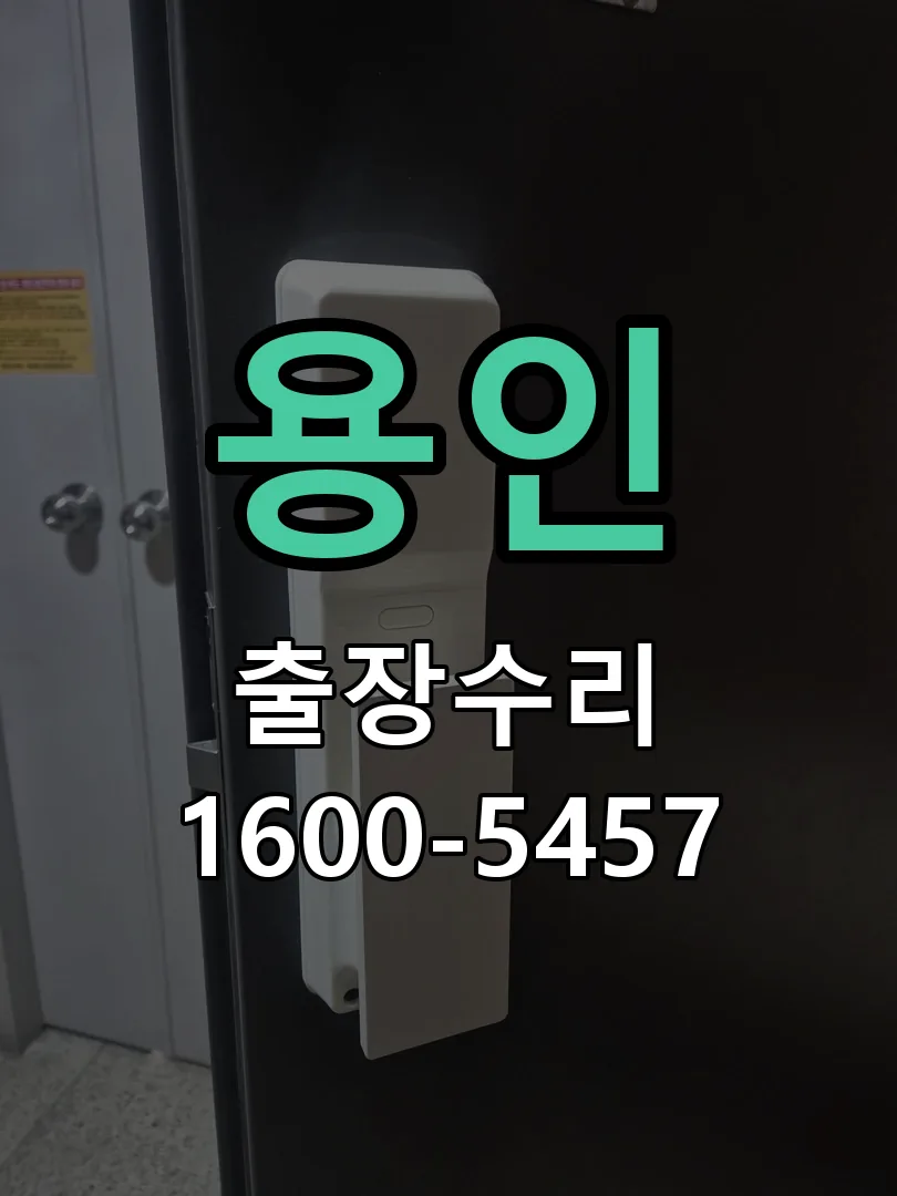 용인 현장 도착 후 상태 확인