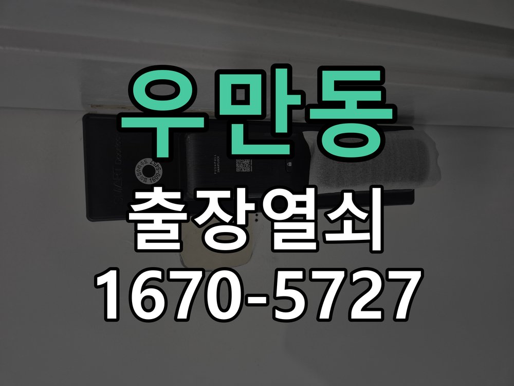 우만동 도어락 비밀번호 분실 파손없이 개문 작업 완료 후 정상 작동 확인