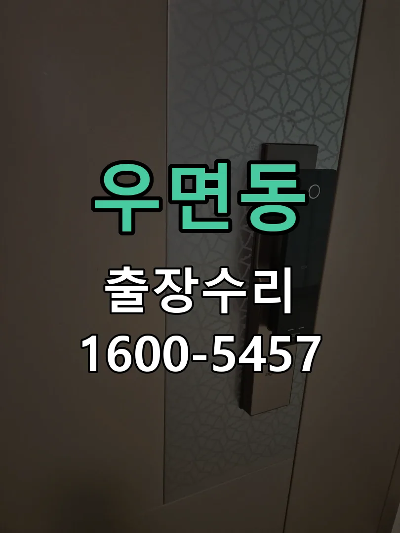 우면동 현장 도착 후 상태 확인