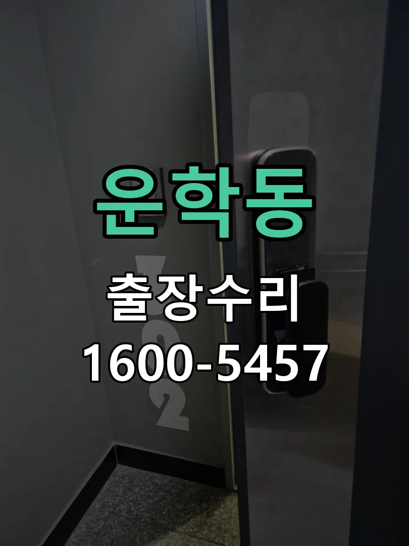 운학동 도어락 열쇠 출장 수리