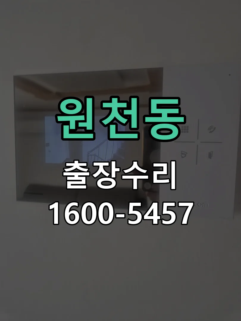 원천동 도어락 열쇠 출장 수리