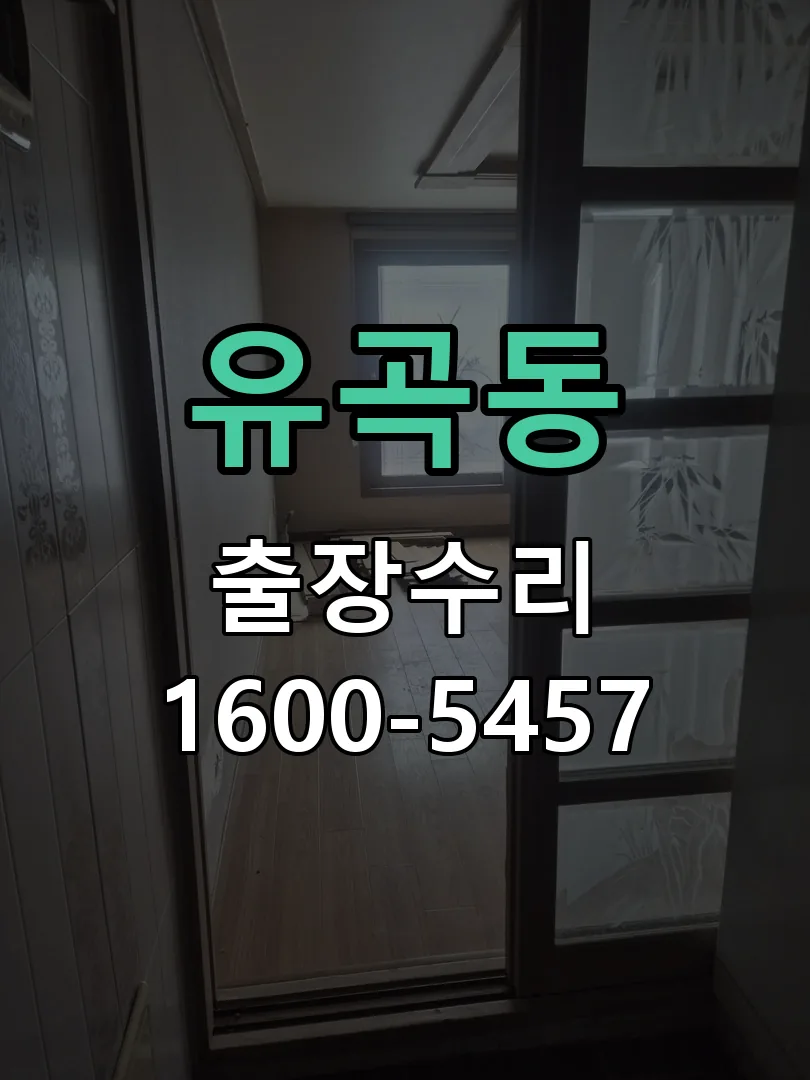 유곡동 도어락 열쇠 출장 수리