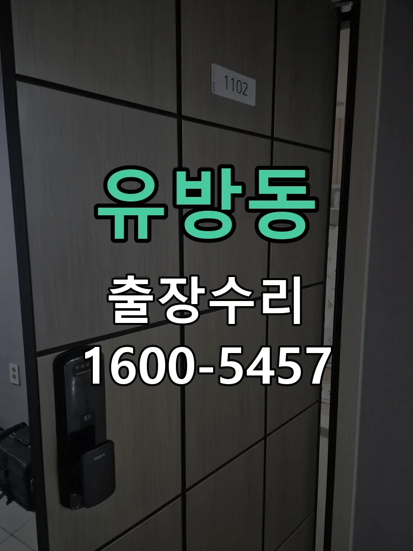 유방동 도어락 열쇠 출장 수리