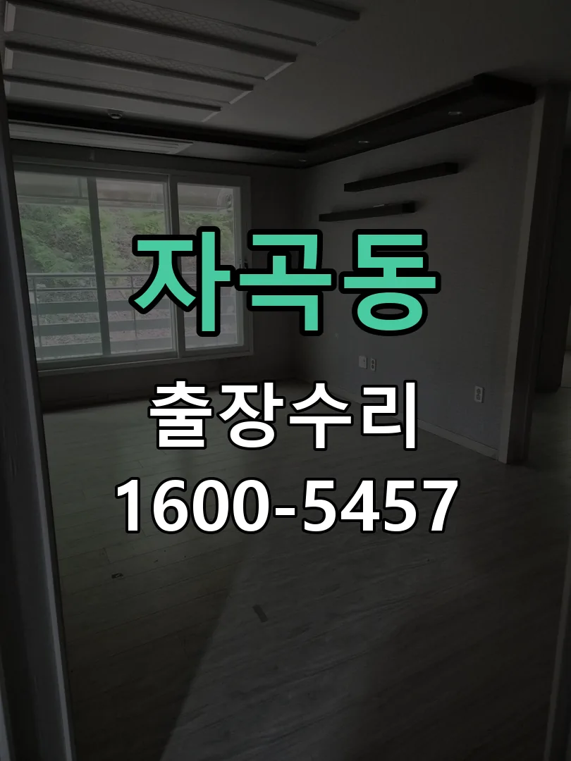 자곡동 현장 도착 후 상태 확인