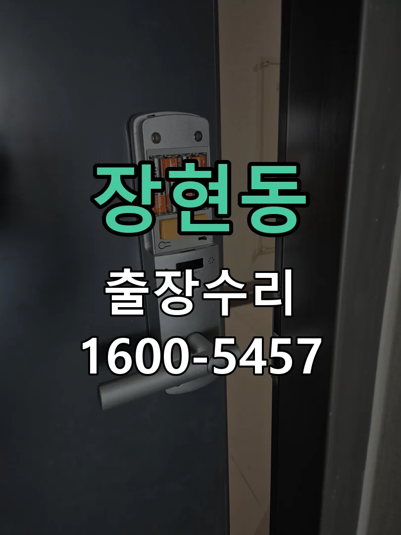 장현동 잠금장치 동작 확인