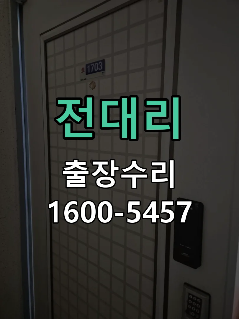 경기 도어락 열쇠 출장 수리
