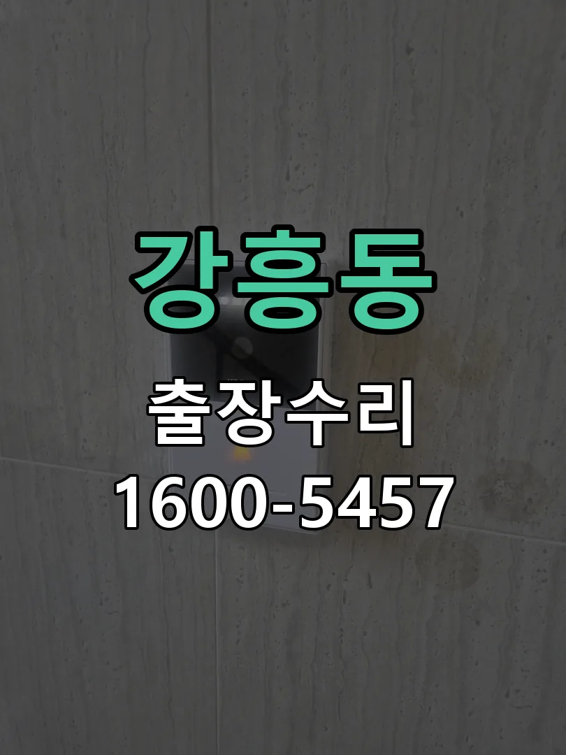 강흥동 도어락 열쇠 출장 수리