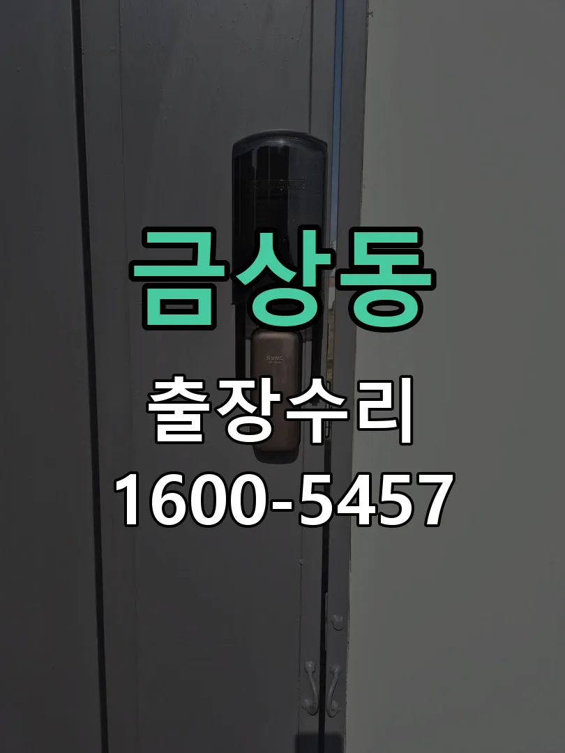 금상동 도어락 열쇠 출장 수리