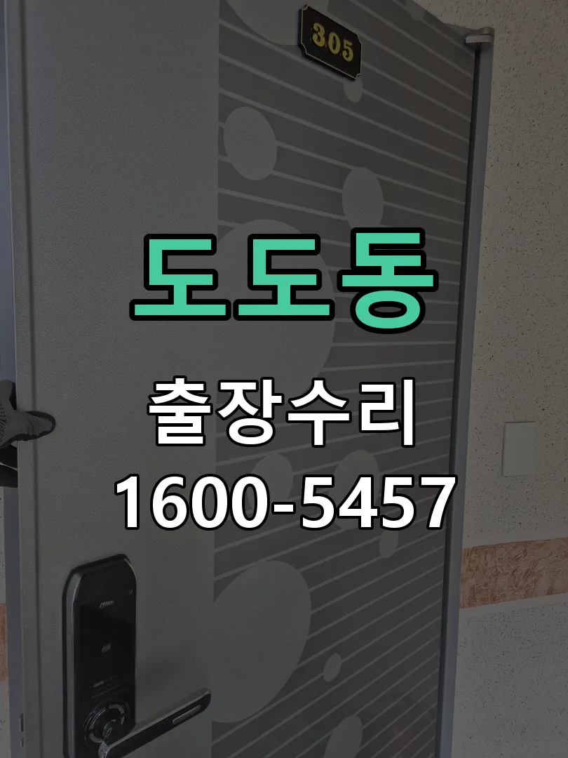 도도동 현장 도착 후 상태 확인