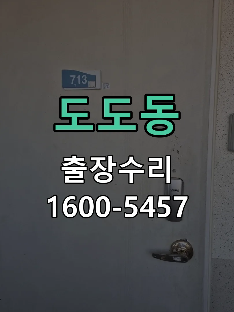 도도동 잠금장치 동작 확인