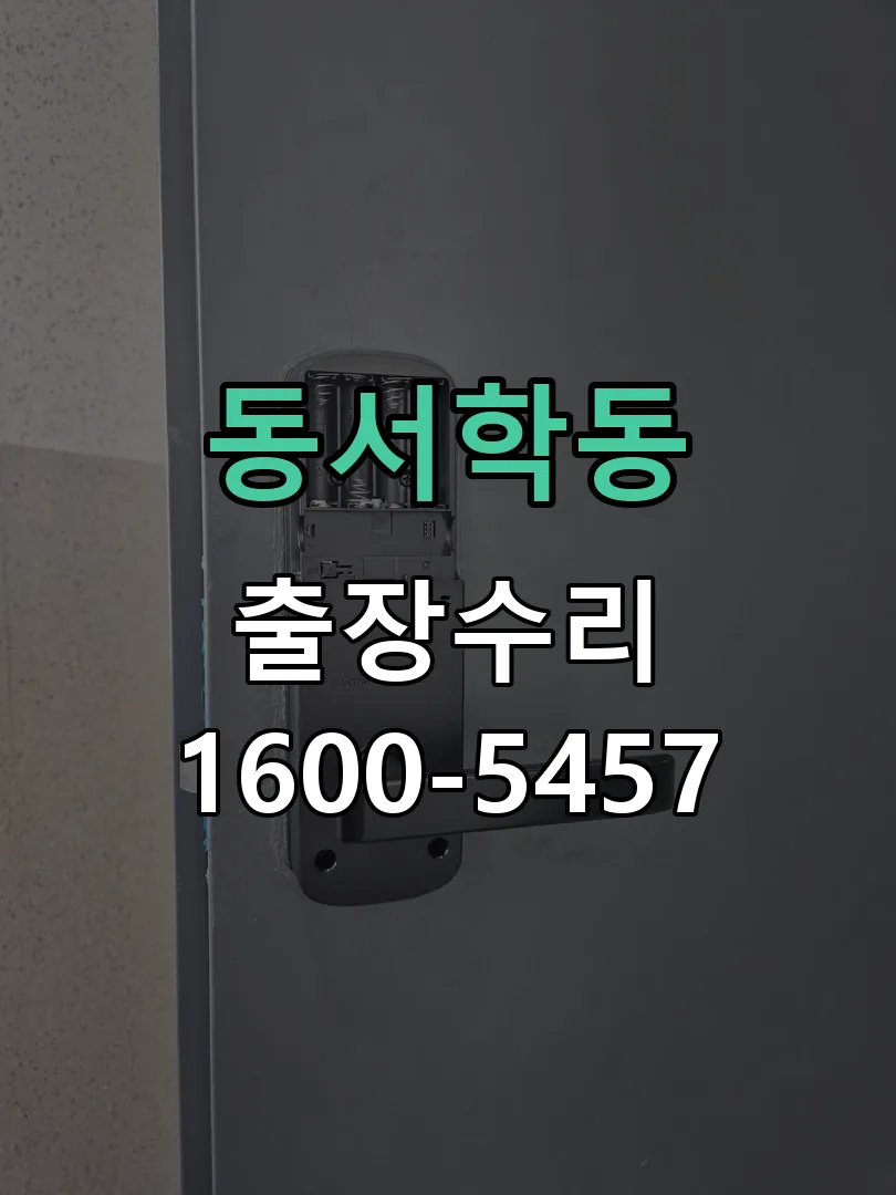 동서학동 도어락 열쇠 출장 수리
